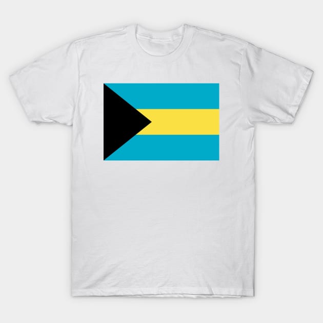 Flag of the Bahamas T-Shirt by COUNTRY FLAGS